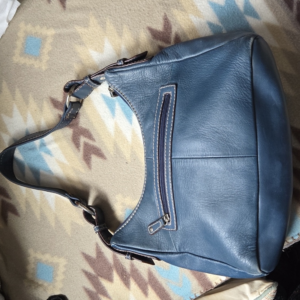COPY - St. John's Bay Navy Blue Leather Purse, Bag, shoulder purse
